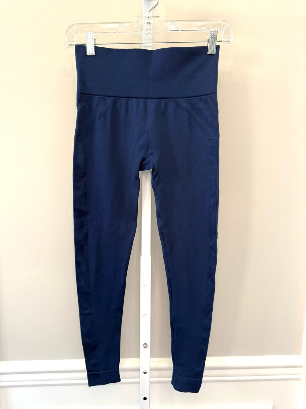 SET Active Navy Blue 7/8 Leggings High Rise Athletic Workout Pants S